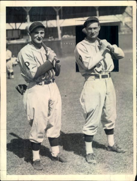 1936-52 Paul Waner Pittsburgh Pirates "TSN Collection Archives" Original Photo - Lot of 3 (Sporting News Collection Hologram/MEARS LOA)