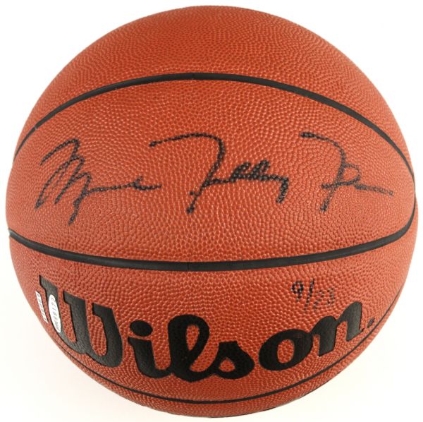 1990s Extremely Limited Edition Michael Jordan Chicago Bulls Full Name Michael Jeffrey Jordan Signed Basketball "9/23" - UDA Hologram "SOLD OUT"