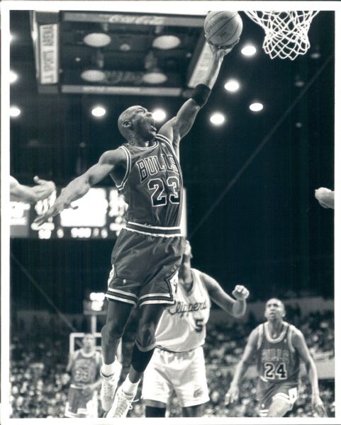 1993 Michael Jordan Chicago Bulls "TSN Collection Archives" Original 8" x 10" Photo (Sporting News Collection Hologram/MEARS Photo LOA)