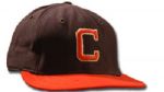 1980s Mid Pat Tabler Cleveland Indians Game Worn Cap (MEARS Auction LOA)