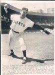 1953-57 Sal Maglie Brooklyn Dodgers NY Giants NY Yankees  TSN Collection Archives Original Photos (Sporting News Collection Hologram/MEARS Photo LOA) - Lot of 6