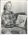 1959 Hall of Fame Outfielder Zack Wheat "TSN Collection Archives" Original Photos (Sporting News Collection Hologram/MEARS Photo LOA) - Lot of 8