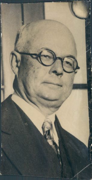 1935 Frank Navin Detroit Tigers Owner "TSN Collection Archives" Original 3 1/4" x 7 1/2" Photo (Sporting News Collection Hologram/MEARS Photo LOA)