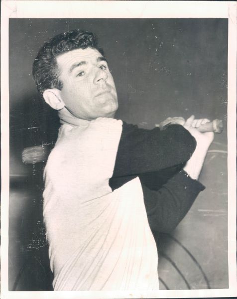 1954 Danny OConnell Milwaukee Braves "TSN Collection Archives" Original 7" x 9" Photo (Sporting News Collection Hologram/MEARS Photo LOA)