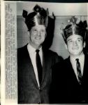 1965 Harmon Killebrew & Hank Greenberg "Boston Herald Collection Archives" Original 7" x 8" Photo (Boston Herald Archives Hologram/MEARS Photo LOA)
