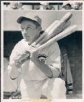 1946-53 Eddie Waitkus Philadelphia Phillies  "TSN Collection Archives" Original 8" x 10" Photo - Lot of 3 (Sporting News Collection Hologram/MEARS Photo LOA)