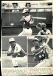 1973 Hank Aaron HR 696 Atlanta Braves "Boston Herald Collection Archives" Original 7" x 10" Photo (BH Hologram/MEARS LOA)