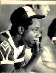 1973 Hank Aaron Atlanta Braves "Boston Herald Collection Archives" Original 7" x 9" Photo (BH Hologram/MEARS LOA)