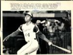 1973 Hank Aaron Atlanta Braves "Boston Herald Collection Archives" Original 7 1/2" x 10" Photo (BH Hologram/MEARS LOA)