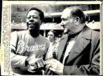1974 Hank Aaron Atlanta Braves "Boston Herald Collection Archives" Original 7 1/2" x 10" Photo (BH Hologram/MEARS LOA)