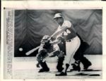 1974 Hank Aaron Atlanta Braves Ties Babe Ruth "Boston Herald Collection Archives" Original 9" x 7" Photo (BH Hologram/MEARS LOA)