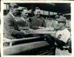 1945 Andy Pafko Chicago Cubs "Boston Herald Collection Archives" Original 8 1/2" x 6 1/2" Photo (BH Hologram/MEARS LOA)
