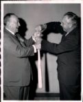 1957 Ty Cobb & Bill Terry "TSN Collection Archives" Original 8" x 10" Photo (Sporting News Collection Hologram/MEARS LOA)