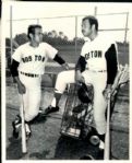 1973 Luis Aparicio Orlando Cepeda Boston Red Sox "TSN Collection Archives" Original 8" x 10" Photo (Sporting News Collection Hologram/MEARS LOA)