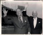 1955 Ty Cobb Tris Speaker Old Timers Day "TSN Collection Archives" Original 8" x 10" Photo (Sporting News Collection Hologram/MEARS LOA)