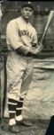 1926 Zack Wheat Brooklyn Robins "Boston Herald Collection Archives" Original 3" x 8" Photo (BH Hologram/MEARS LOA)