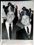 1965 Hank Greenberg Harmon Killebrew Sultan of Swat Crowns "Boston Herald Collection Archives" Original 7" x 9" Photo (BH Hologram/MEARS LOA)