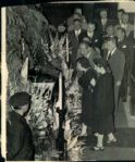 1948 Mrs. Babe Ruth at Her Husbands Funeral "Boston Herald Collection Archives" Original 8" x 9.5" Photo (BH Hologram/MEARS LOA)