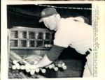 1964 Mickey Mantle New York Yankees "Boston Herald Collection Archives" Original 7" x 9" Photo (BH Hologram/MEARS LOA)