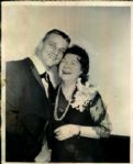 1962 Roger Maris Mrs. Babe Ruth "Boston Herald Collection Archives" Original 8" x 10" Photo (BH Hologram/MEARS LOA)