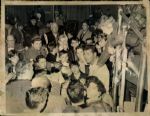 1966 Ted Williams Boston Red Sox Signing at Sportsmens Show "Boston Herald Collection Archives" Original 7" x 9" Photo (BH Hologram/MEARS LOA)