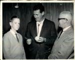 1966 Ted Williams Signing at Bronco World Series "Boston Herald Collection Archives" Original 8" x 10" Photo (BH Hologram/MEARS LOA)