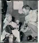 1954-65 Casey Stengel New York Yankees Boston Herald Collection Archives Original Photos (BH Hologram/MEARS LOA) - Lot of 9