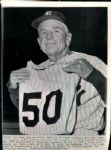 1954-65 Casey Stengel New York Yankees Boston Herald Collection Archives Original Photos (BH Hologram/MEARS LOA) - Lot of 9