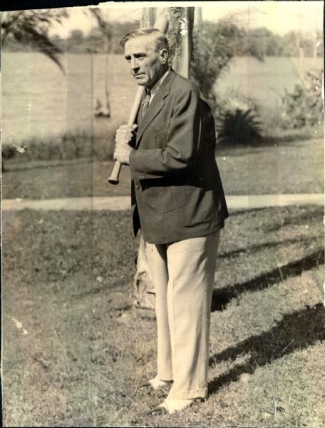 1937-46 Joe Tinker Chicago Cubs "TSN Collection Archives" Original 6.5" x 7" Photos (Sporting News Collection Hologram/MEARS LOA) - Lot of 2