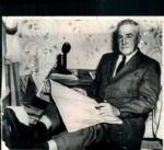 1937-46 Joe Tinker Chicago Cubs TSN Collection Archives Original 6.5 x 7 Photos (Sporting News Collection Hologram/MEARS LOA) - Lot of 2