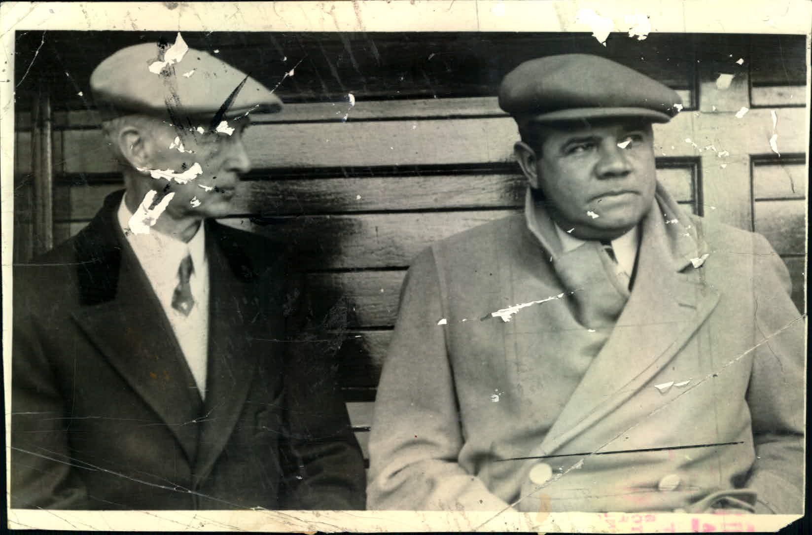 Lot Detail - 1940's-60's Babe Ruth & Wife Claire Boston Herald