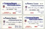 1991-94 National League Season Pass - For Admission To All Games