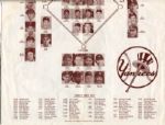 1973 New York Yankees Old Timers' Day Signed Program w/Gale Sayers & Ron Johnson Sigantures - JSA 