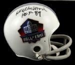 1990s Willie Wood Green Bay Packers Signed HOF Mini-Helmet - JSA 