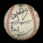 1973 Multi Signed Baseball w/13 Sigs. Incl. Howard Cosell Gale Sayers - JSA