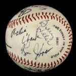 1973 Multi Signed Baseball w/13 Sigs. Incl. Howard Cosell Gale Sayers - JSA