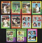 1958-79 Topps Card Collection of 65 Cards - Pete Rose Thurman Munson Don Drysdale Nolan Ryan -