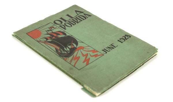 1928 Berkeley High School Yearbook Featuring Augie Galan