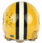 1983 Mike McCoy Green Bay Packers Game Worn Signed Helmet (Scott Waters/MEARS LOA/JSA)