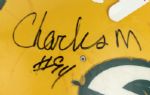 1984-87 Charles Martin Green Bay Packers Game Worn Signed Helmet - The Most Infamous Packer of Them All (Scott Waters/MEARS LOA/JSA) 