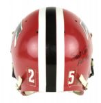 1984-87 Scott Case Atlanta Falcons Game Worn Signed Helmet (Scott Waters/MEARS LOA/JSA)