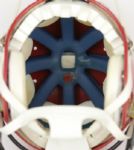 1984-87 Scott Case Atlanta Falcons Game Worn Signed Helmet (Scott Waters/MEARS LOA/JSA)