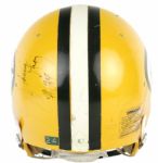 1983 Johnnie Gray Green Bay Packers Game Worn Signed Helmet (Scott Waters/MEARS LOA/JSA)