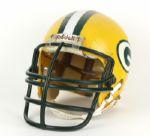 1980-84 Larry McCarren Green Bay Packers Game Worn Signed Helmet (Scott Waters/MEARS LOA/JSA) 