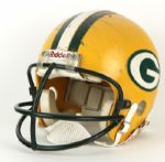 1980-87 Paul Coffman Green Bay Packers Game Worn Signed Helmet (Scott Waters/MEARS LOA/JSA)