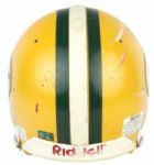 1980-87 Paul Coffman Green Bay Packers Game Worn Signed Helmet (Scott Waters/MEARS LOA/JSA)