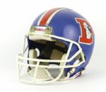 1986-87 Vance Johnson Denver Broncos Game Worn Signed Helmet (Scott Waters/MEARS LOA/JSA)
