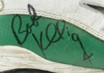 1995-98 Bob Kuberski Green Bay Packers Game Worn Signed Cleats - MEARS Auction LOA & JSA