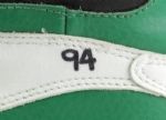 1995-98 Bob Kuberski Green Bay Packers Game Worn Signed Cleats - MEARS Auction LOA & JSA