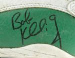 1995-98 Bob Kuberski Green Bay Packers Game Worn Signed Cleats - MEARS Auction LOA & JSA